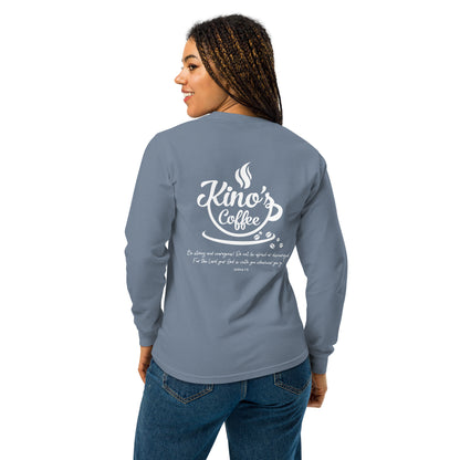 Comfort Colors Long Sleeve (Chest Logo + Joshua 1:9 Back)