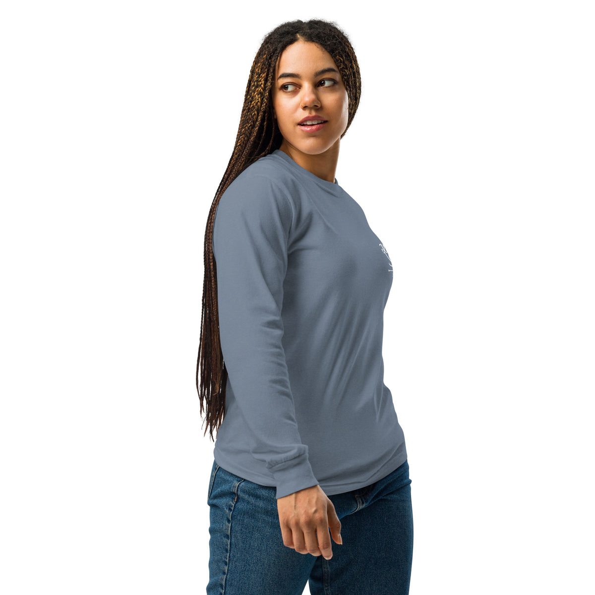 Comfort Colors Long Sleeve (Chest Logo + Joshua 1:9 Back)