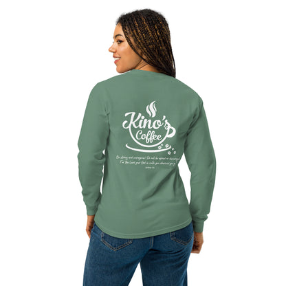 Comfort Colors Long Sleeve (Chest Logo + Joshua 1:9 Back)
