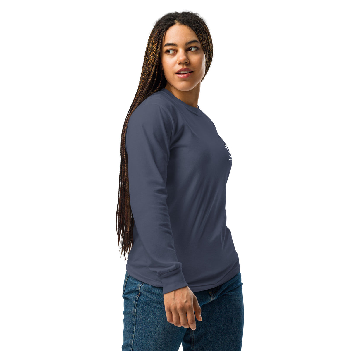 Comfort Colors Long Sleeve (Chest Logo + Joshua 1:9 Back)