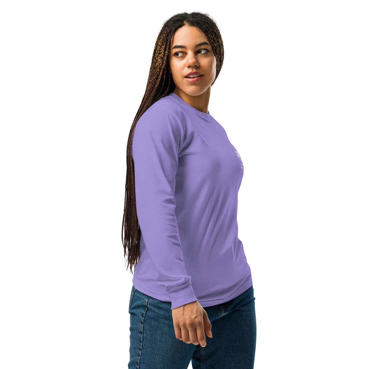 Comfort Colors Long Sleeve (Chest Logo + Joshua 1:9 Back)